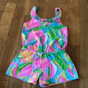 Lily Pulitzer girls romper  6-7